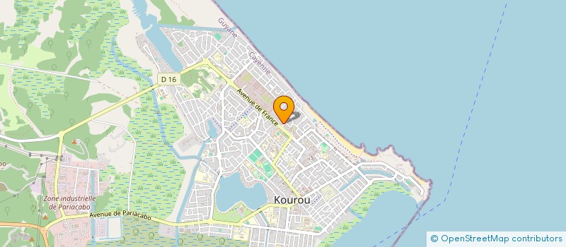 localisation de l'entreprise GUYANE TENDANCE à KOUROU