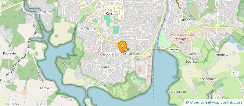 localisation de l'entreprise GUYANNE 56 à VANNES