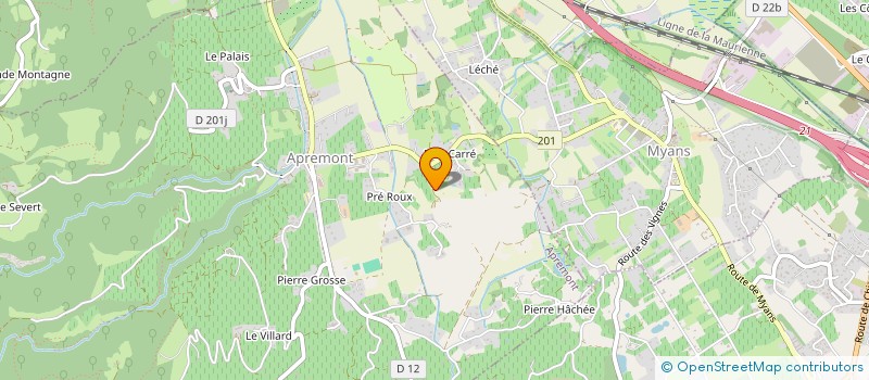 localisation de l'entreprise GUYANNE  APREMONT