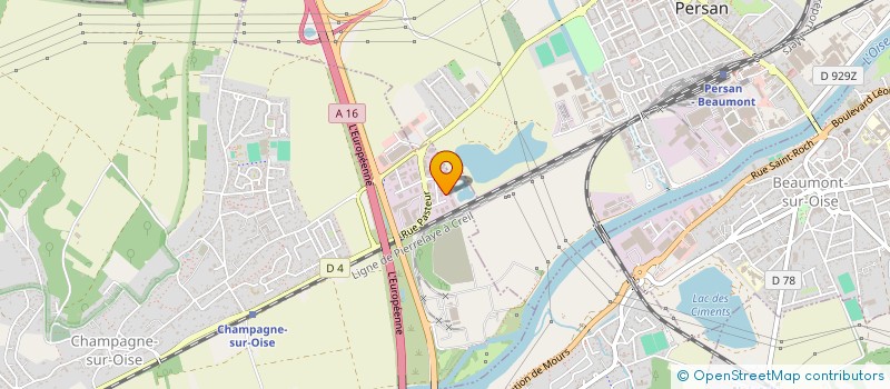 localisation de l'entreprise GUYANT FERMETURES ASSISTANCE  CHAMPAGNE-SUR-OISE