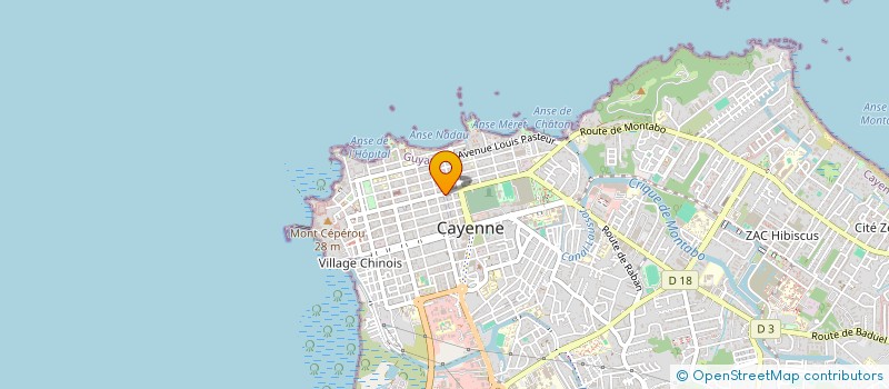 localisation de l'entreprise GUYAPHONE à CAYENNE
