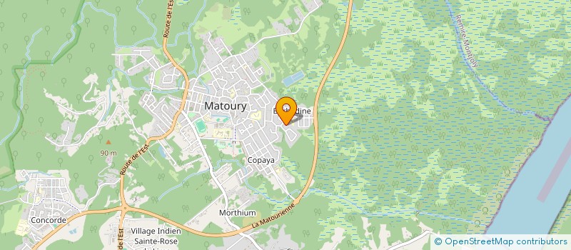 localisation de l'entreprise GUYAPLAST  MATOURY