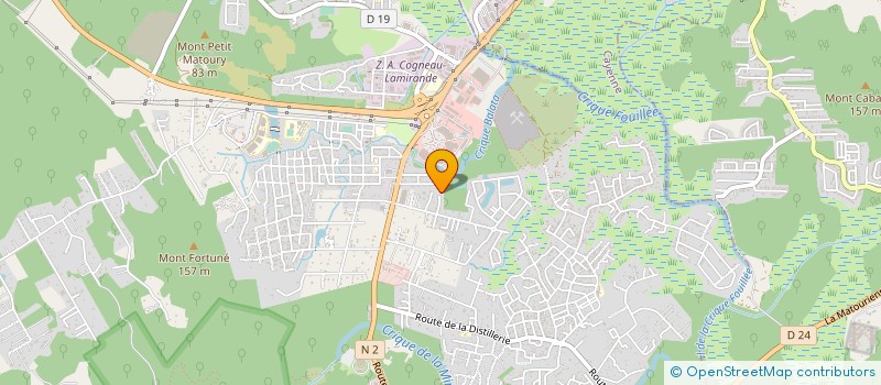 localisation de l'entreprise GUYAPUB à MATOURY