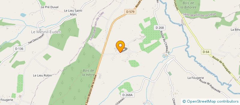 localisation de l'entreprise GUYARD  SAINT-GERMAIN-DE-LIVET