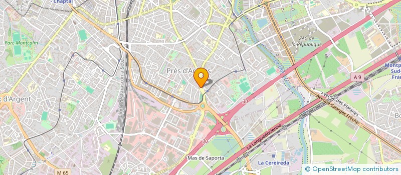 localisation de l'entreprise GUYARD SCS à MONTPELLIER