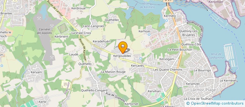 localisation de l'entreprise GUYCLAN  LARMOR-PLAGE