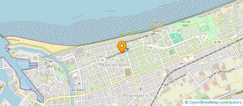 localisation de l'entreprise GUYDAV à DUNKERQUE