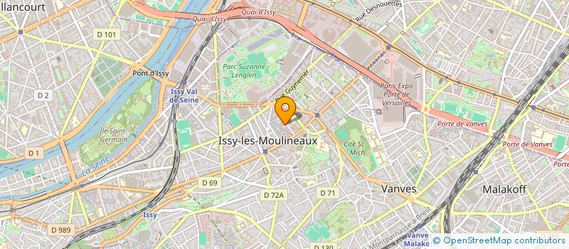 localisation de l'entreprise GUYDELORT CONSEIL à ISSY-LES-MOULINEAUX