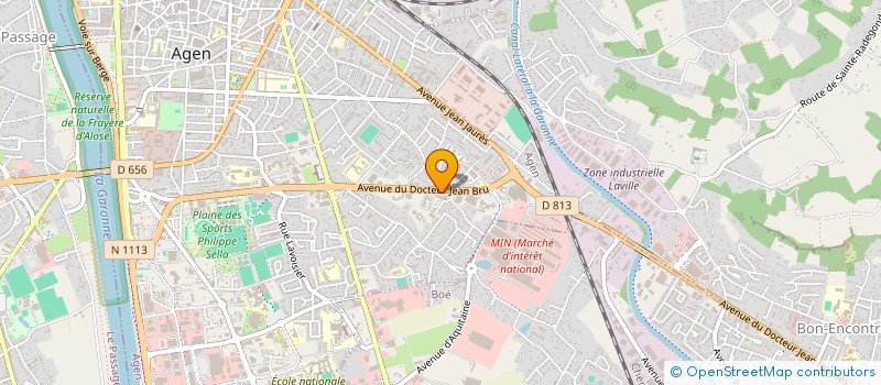 localisation de l'entreprise GUYENNE ENCHERES  AGEN