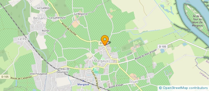 localisation de l'entreprise GUYENNE NETTOYAGE SERVICES PARTICULIERS à MARGAUX-CANTENAC
