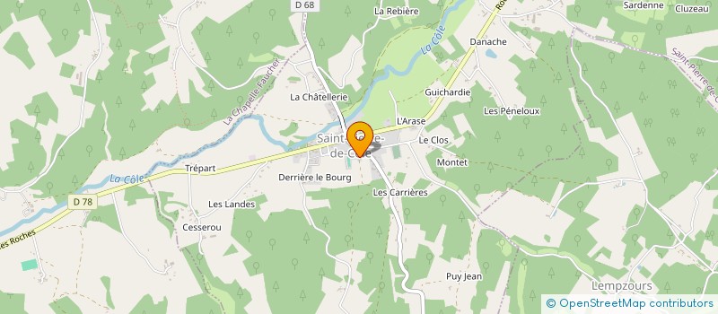localisation de l'entreprise GUYENNE PAPIERS à NANTHIAT