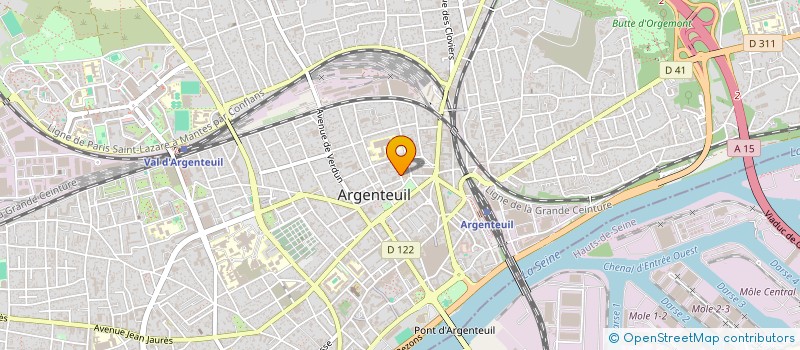 localisation de l'entreprise GUYET ELITEBUY  ARGENTEUIL