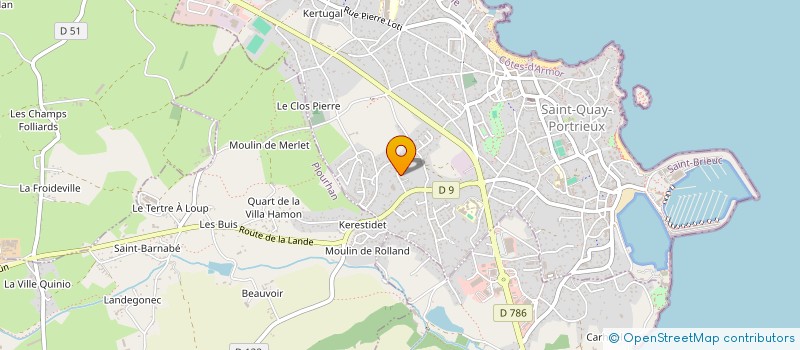 localisation de l'entreprise GUYLILY  SAINT-QUAY-PORTRIEUX