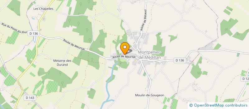localisation de l'entreprise GUYMAR  MONTPELLIER-DE-MEDILLAN