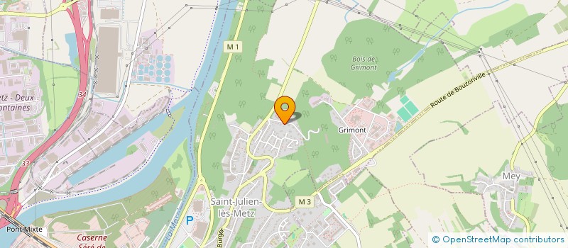 localisation de l'entreprise GUYMAR IMMOBILIER à SAINT-JULIEN-LES-METZ