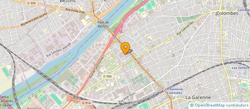 localisation de l'entreprise GUYMOT à COLOMBES