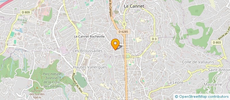localisation de l'entreprise GUYNEMER à LE CANNET