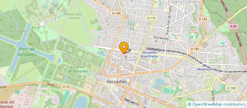 localisation de l'entreprise GUYNEMER 5 à VERSAILLES