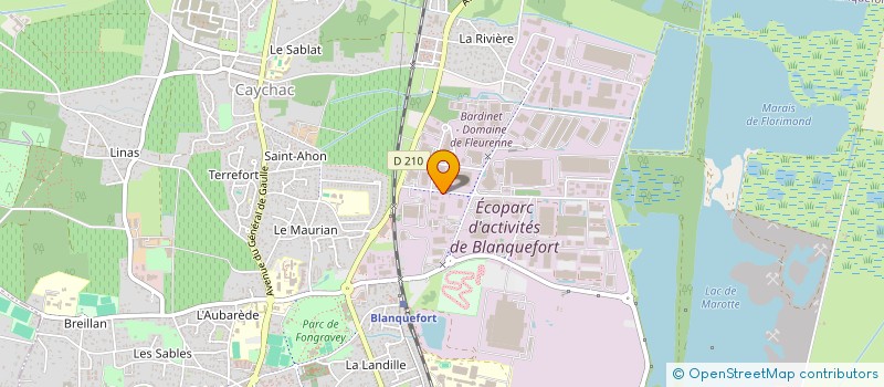 localisation de l'entreprise GUYNEMER à BLANQUEFORT