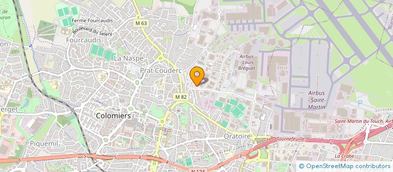 localisation de l'entreprise GUYNEMER à COLOMIERS