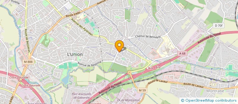 localisation de l'entreprise GUYOCA à L'UNION