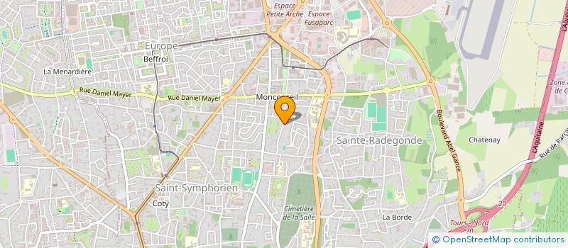 localisation de l'entreprise GUYOMARC'H SOPHIE  TOURS