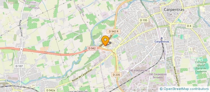 localisation de l'entreprise GUYON à CARPENTRAS