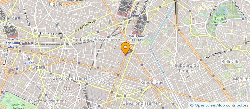 localisation de l'entreprise GUYON ET ASSOCIES  PARIS