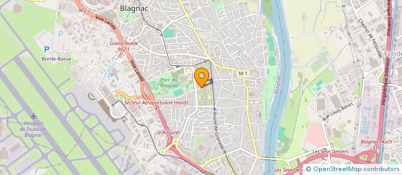 localisation de l'entreprise GUYON IMMOBILIER  BLAGNAC