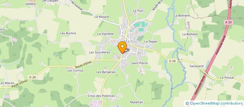 localisation de l'entreprise GUYON JANIN IMMOBILIER  MARBOZ