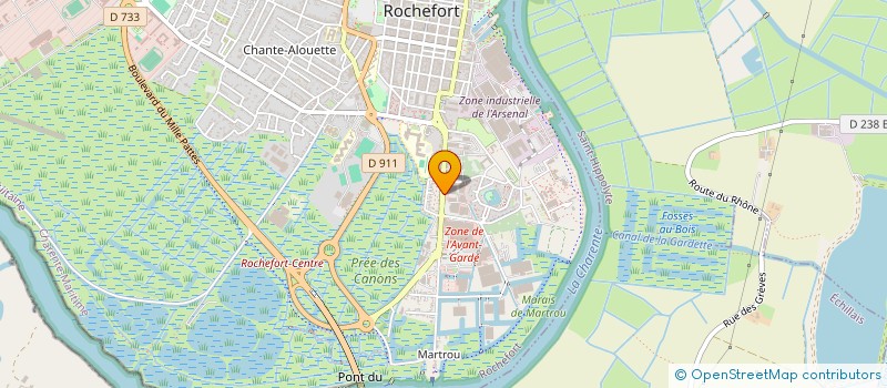 localisation de l'entreprise GUYON PASSION SCOOTER  ROCHEFORT