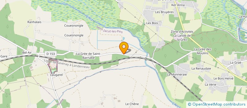 localisation de l'entreprise GUYON TP  SAINT-JACUT-LES-PINS