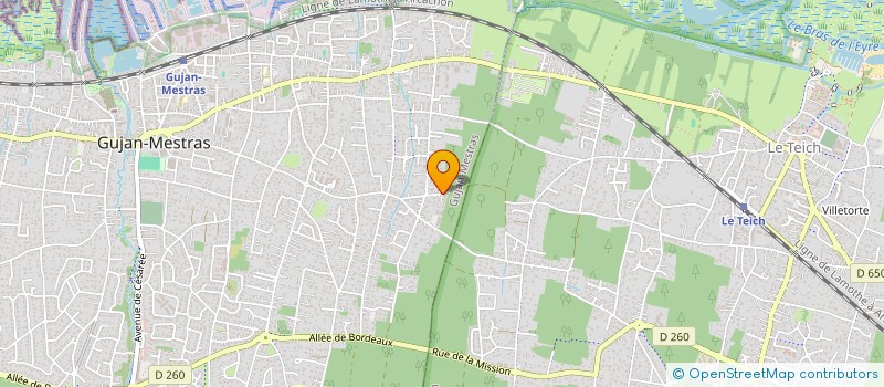 localisation de l'entreprise GUYONNEAU  GUJAN-MESTRAS