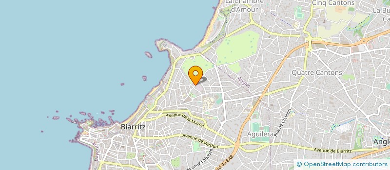 localisation de l'entreprise GUYONNIE à BIARRITZ
