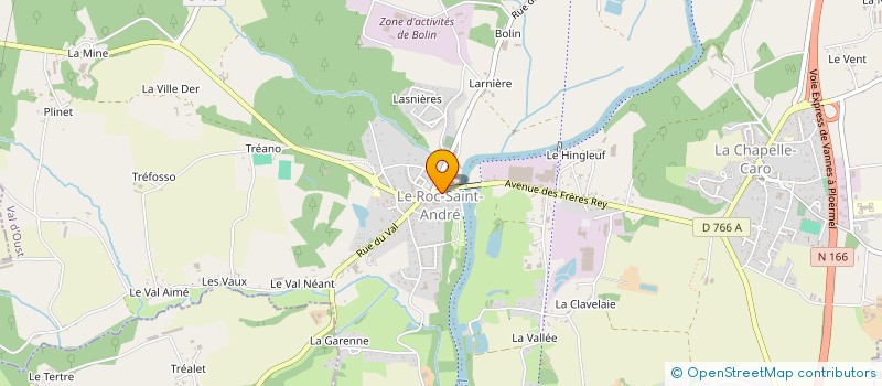 localisation de l'entreprise GUYOT  VAL D'OUST