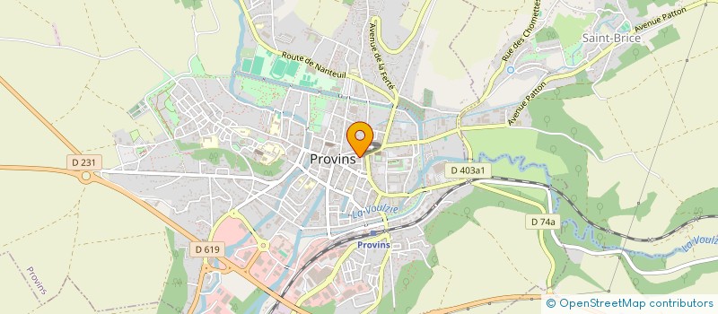 localisation de l'entreprise GUYOT ET CIE S A R L à PROVINS