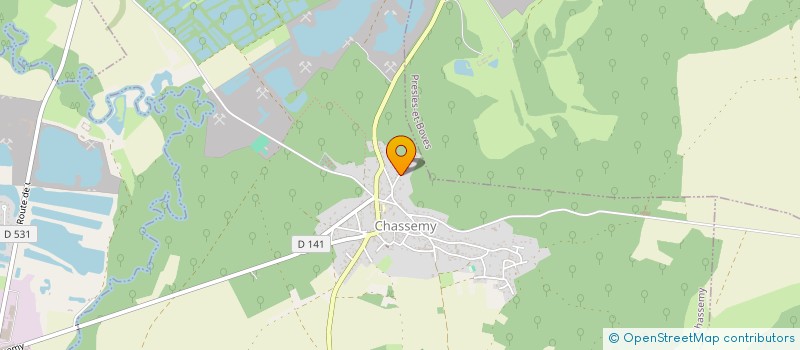 localisation de l'entreprise GUYOT FILS  CHASSEMY