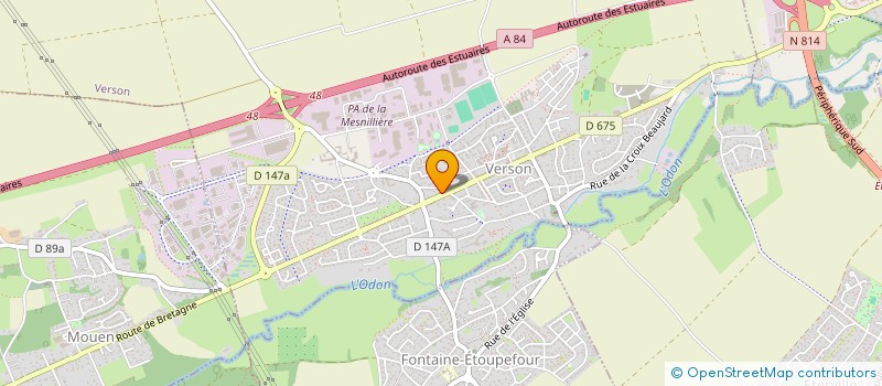 localisation de l'entreprise GUYOT HODEBERT  VERSON