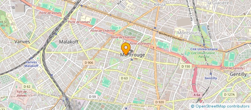 localisation de l'entreprise GUYOT LAURENCE ET LE LOEUF ERIC à MONTROUGE