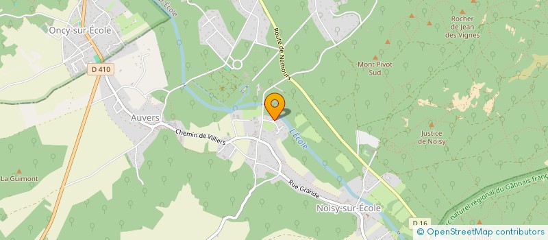 localisation de l'entreprise GUYOT OPTIQUE à NOISY-SUR-ECOLE