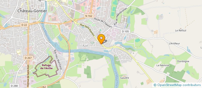 localisation de l'entreprise GUYROL  CHATEAU-GONTIER-SUR-MAYENNE