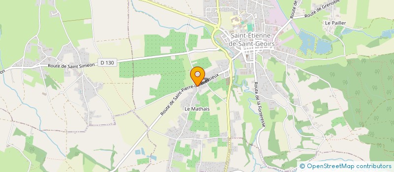 localisation de l'entreprise GUYSERPA  SAINT-ETIENNE-DE-SAINT-GEOIRS