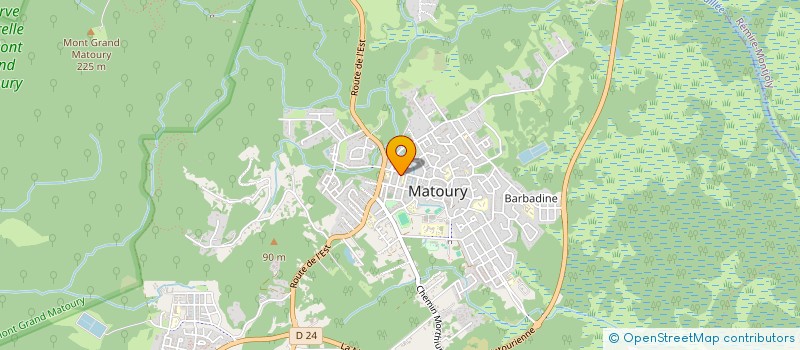 localisation de l'entreprise GUYVOIRE à MATOURY
