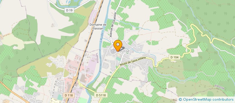 localisation de l'entreprise GUZEL à LIMOUX