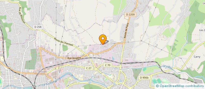 localisation de l'entreprise GUZEL à CUSSET