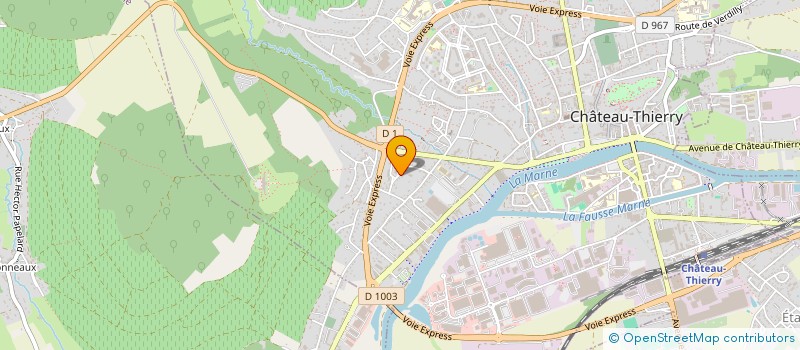 localisation de l'entreprise GUZEL à CHATEAU-THIERRY