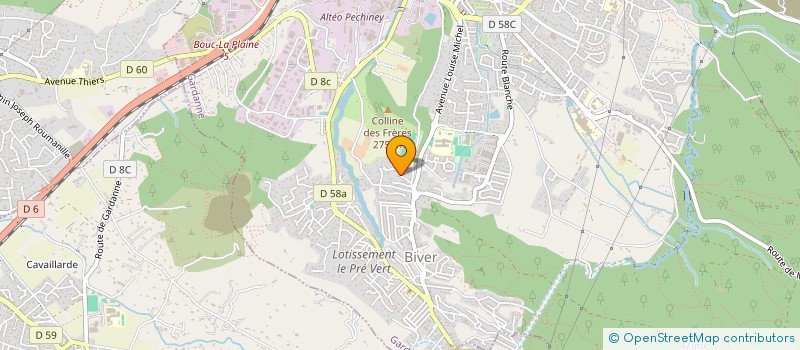 localisation de l'entreprise GUZENE IMMOBILIER à GARDANNE