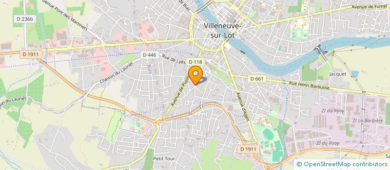 localisation de l'entreprise GUZZIENDURO.ORG  VILLENEUVE-SUR-LOT