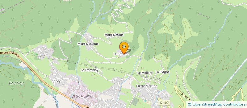 localisation de l'entreprise GUZZO PM INDIVISION  UGINE