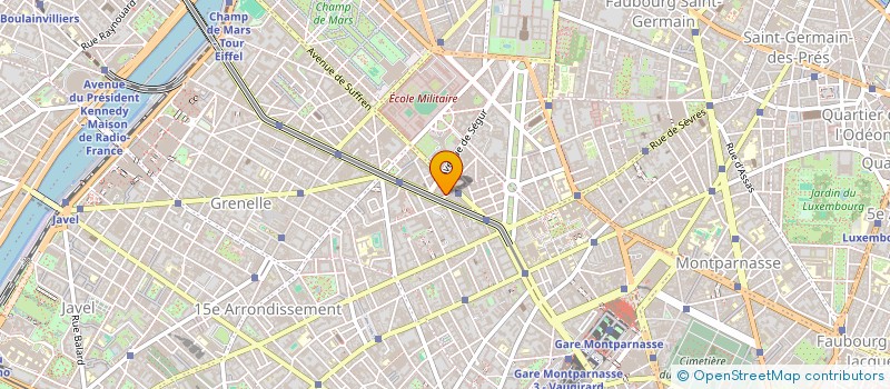 localisation de l'entreprise GV  PARIS